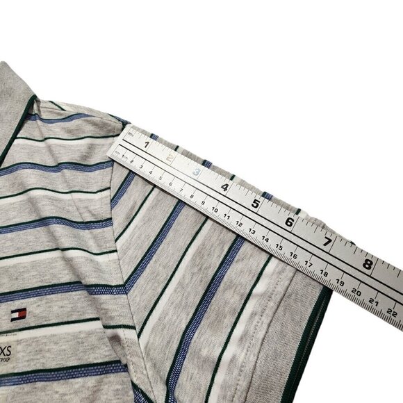 Tommy‎ Hilfiger Men's Polo Shirt Short-Sleeve THLUXE Striped Slim Fit XS - Picture 6 of 13